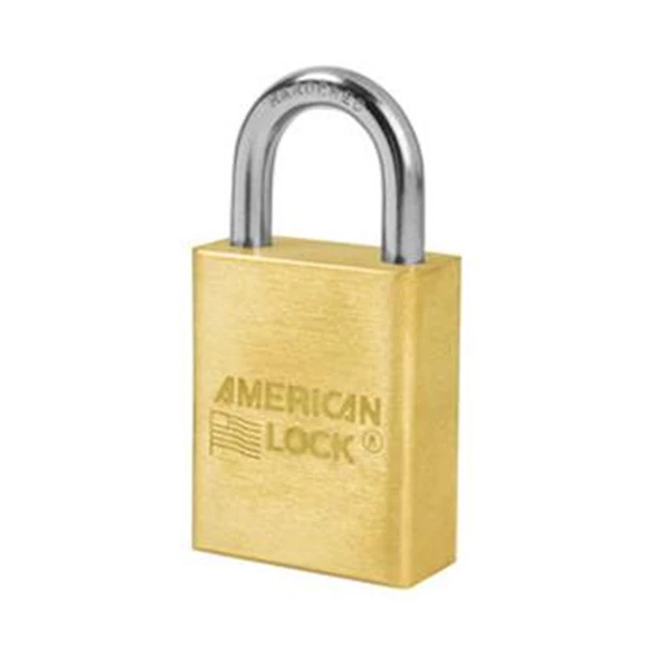 Gembok American Lock A6530 Rekeyable Solid Brass 