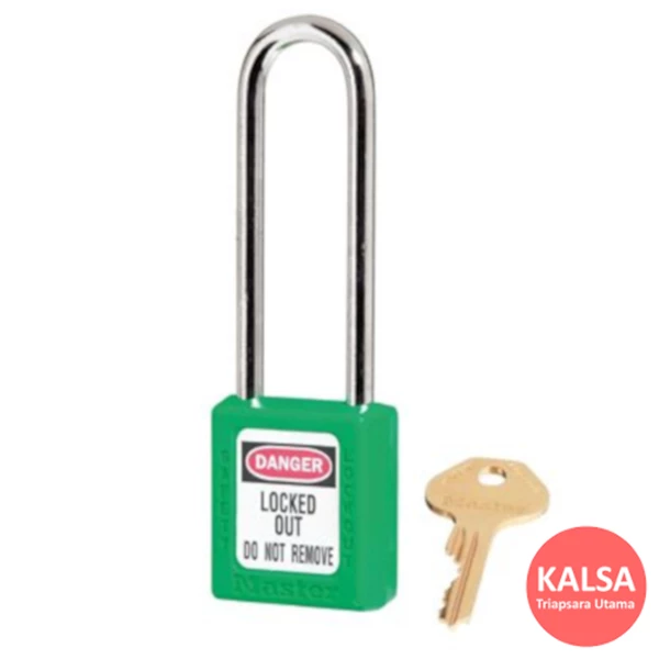 Master Lock 410LTGRN Green Keyed Different Safety Padlock Zenex Thermoplastic