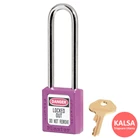 Master Lock 410LTPRP Purple Keyed Different Safety Padlock Zenex Thermoplastic 1