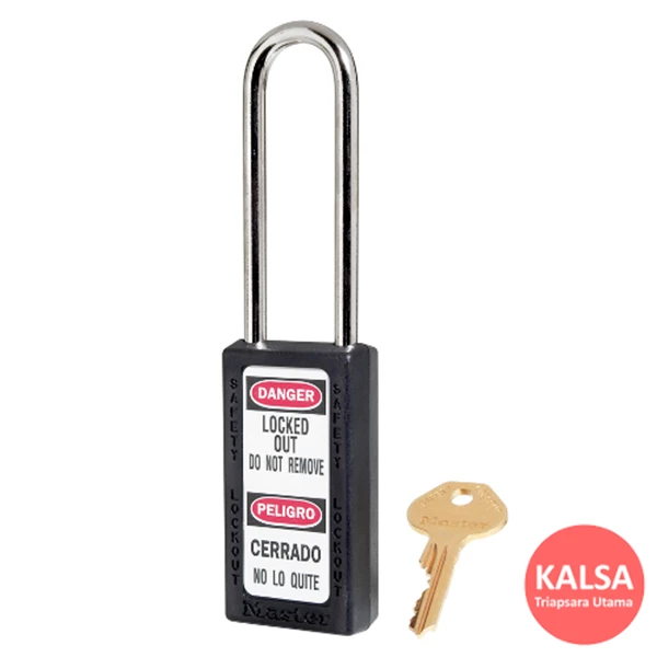 Master Lock 411LTBLK Keyed Different Safety Padlock