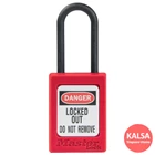 Master Lock S32RED Keyed Different Zenex Dielectric Safety Padlock 1