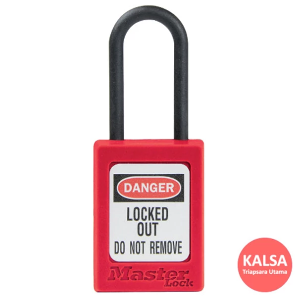 Master Lock S32RED Keyed Different Zenex Dielectric Safety Padlock