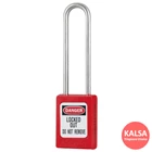 Master Lock S33LTRED Keyed Different Zenex Snap Lock Safety Padlock 1