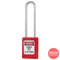 Master Lock S33LTRED Keyed Different Zenex Snap Lock Safety Padlock
