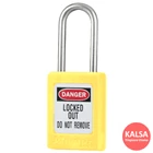Master Lock S33YLW Keyed Different Zenex Snap Lock Safety Padlock 1