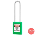 Master Lock S33LTGRN Keyed Different Zenex Snap Lock Safety Padlock 1