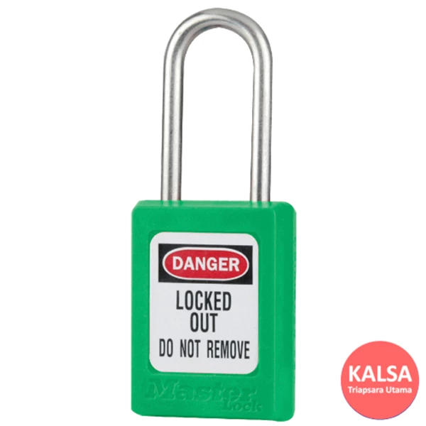 Master Lock S33KAGRN Keyed Alike Zenex Snap Lock Safety Padlock