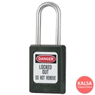 Master Lock S33BLK Keyed Different Zenex Snap Lock Safety Padlock 1