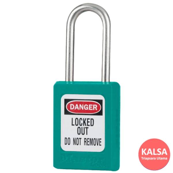 Master Lock S33TEAL Keyed Different Zenex Snap Lock Safety Padlock