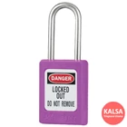 Master Lock S33PRP Keyed Different Zenex Snap Lock Safety Padlock 1