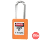 Master Lock S33ORJ Keyed Different Zenex Snap Lock Safety Padlock 1